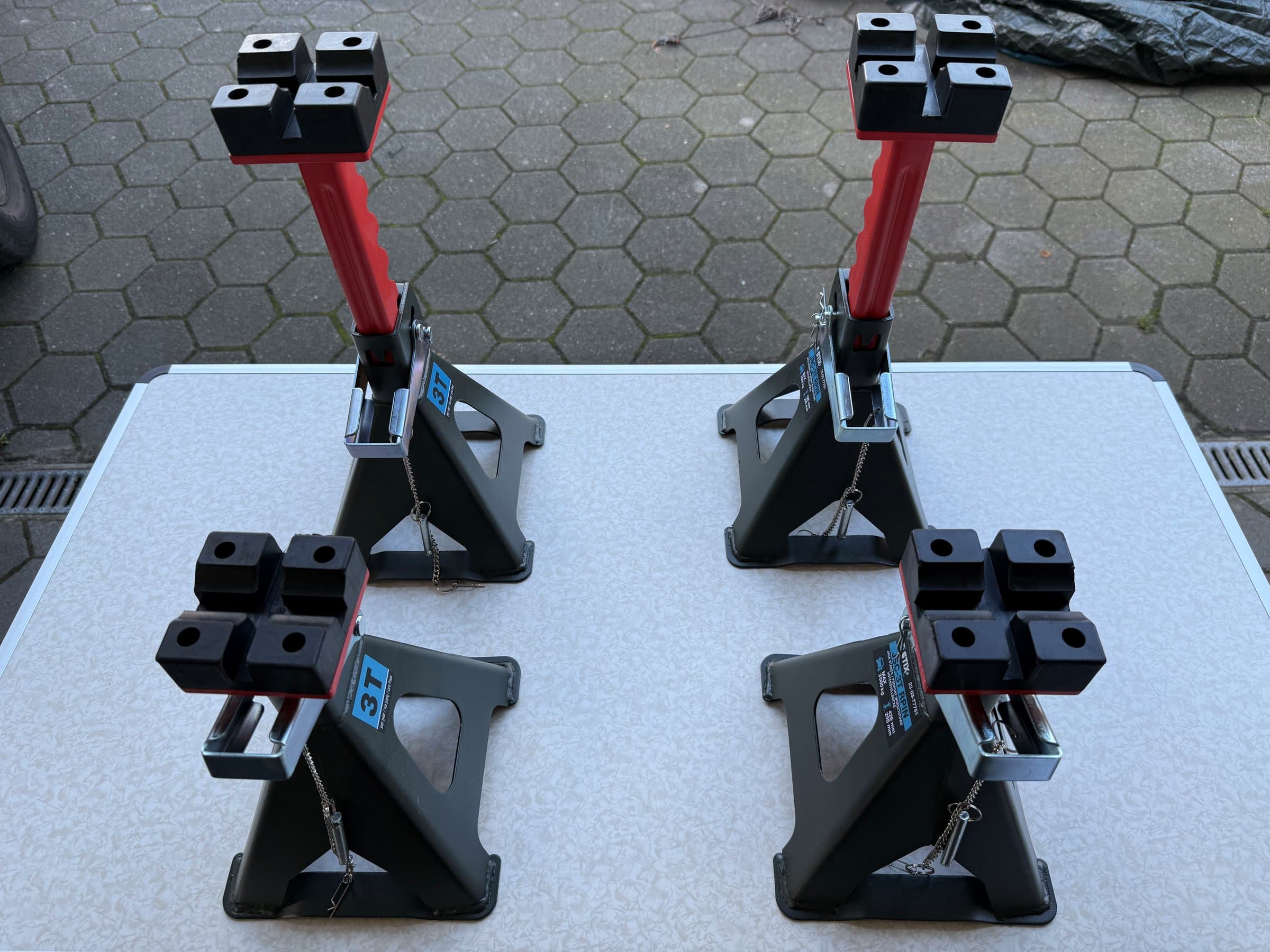 4er Set Unterstellböcke 3T 275-430mm