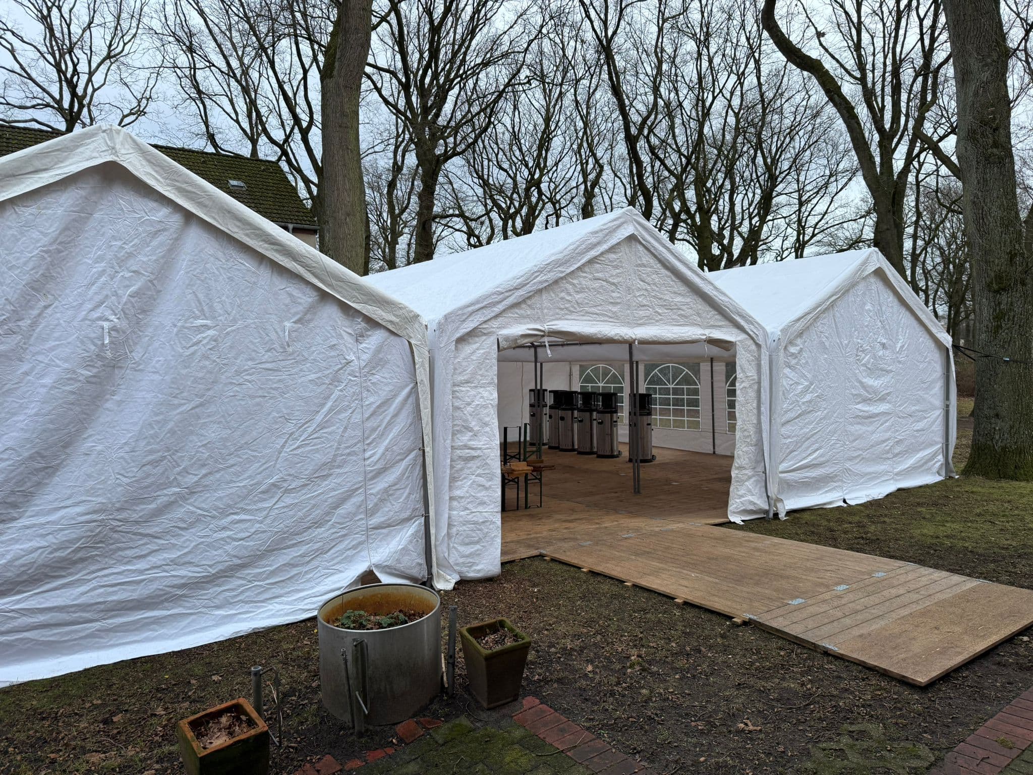 4x8 Meter Partyzelt-Grundausstattung